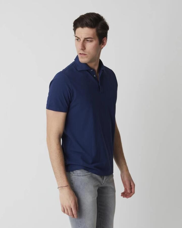 Altea Klassieke Polo Blue Heren - Foto 2