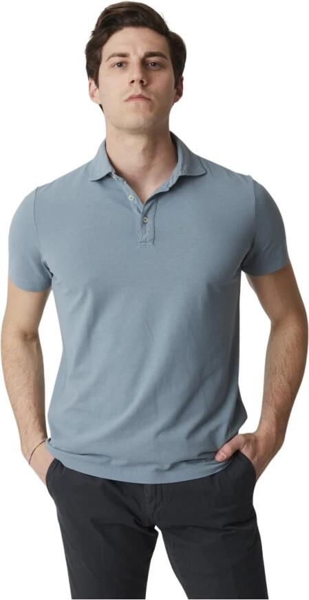 Altea Klassieke Polo Shirt Blue Heren