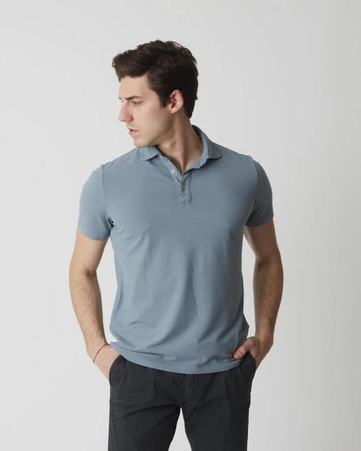 Altea Klassieke Polo Shirt Blue Heren - Foto 2