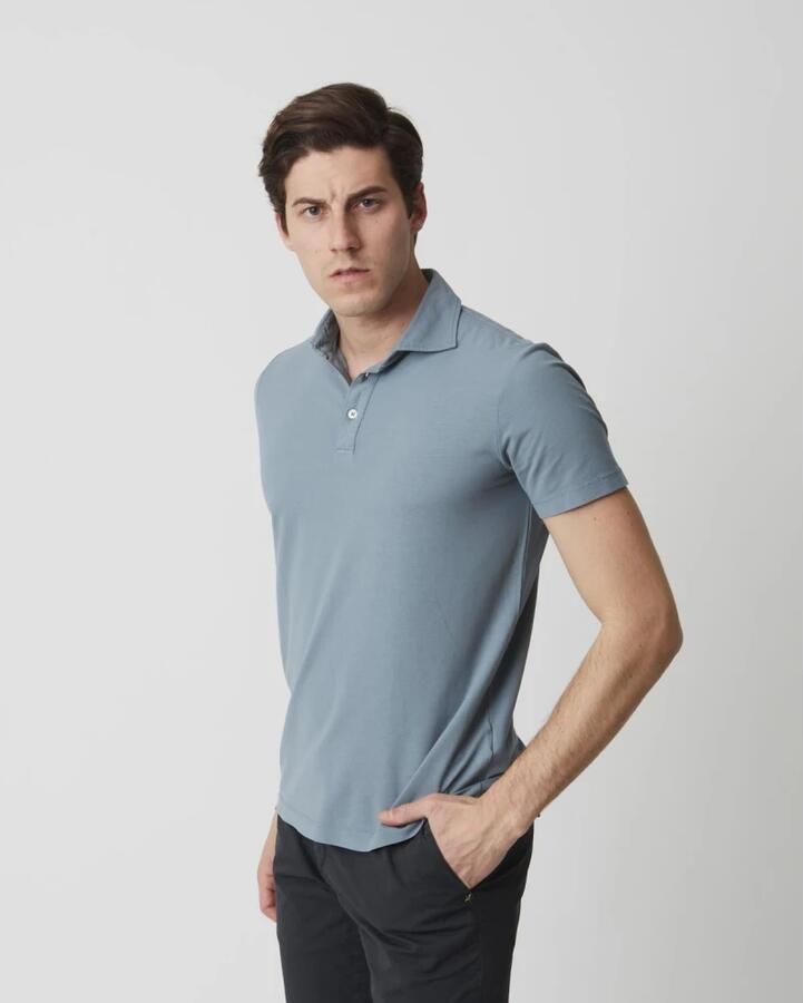 Altea Klassieke Polo Shirt Blue Heren - Foto 3