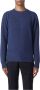 Altea Round-neck Knitwear Blauw Heren - Thumbnail 2