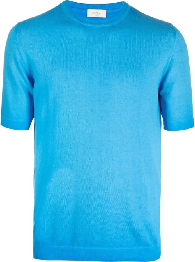 Altea T-Shirts Blauw Heren