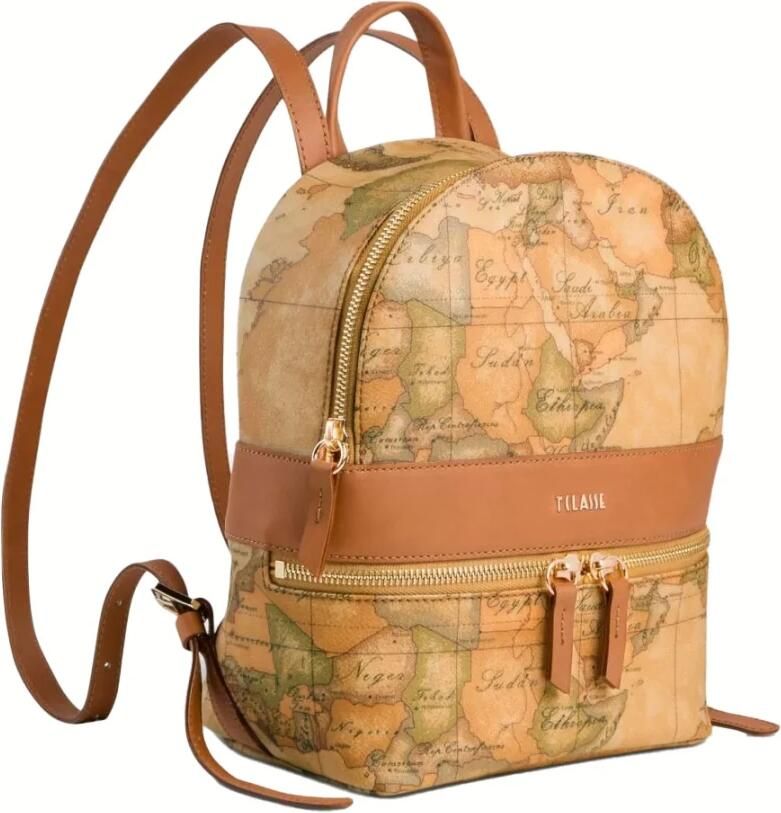 Alviero Martini 1a Classe Geo Classic Voorvak Rugzak Brown Dames - Foto 3