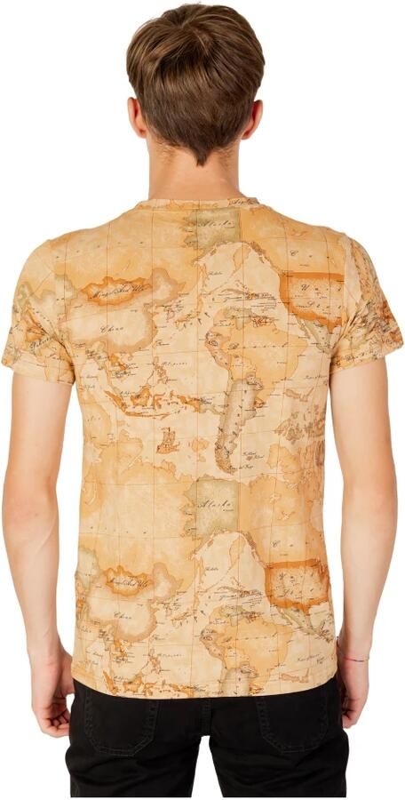 Alviero Martini 1a Classe Heren T-shirt Herfst Winter Collectie Beige Heren - Foto 2