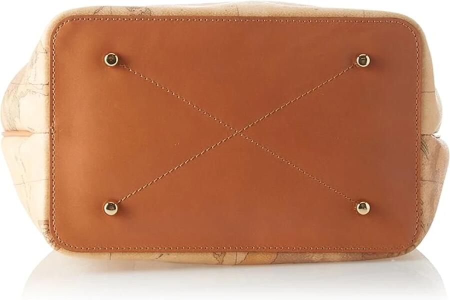 Alviero Martini 1a Classe Beige Bucket Tas met Geo Classic Kaartprint Beige Dames - Foto 7