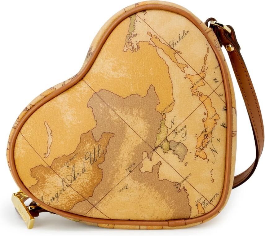 Alviero Martini 1a Classe Mini Cuore D043 Geo Classic Schoudertas Beige Dames - Foto 3