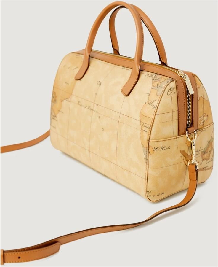 Alviero Martini 1a Classe Beige Leren Handtas Herfst Winter Collectie Beige Dames