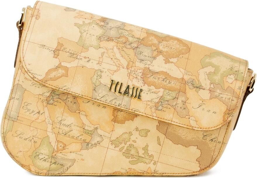 Alviero Martini 1a Classe Stijlvolle leren handtas met afwerking Beige Dames - Foto 2