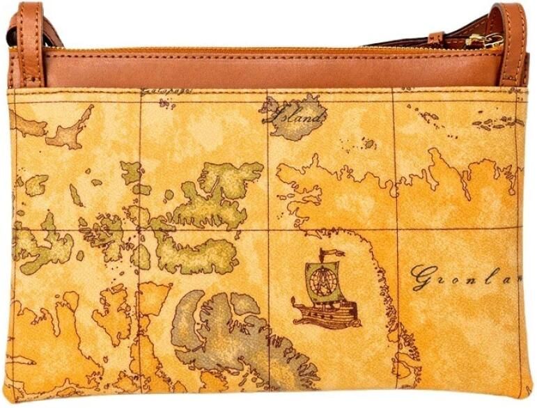 Alviero Martini 1a Classe Gestructureerde leren handtas voor vrouwen Beige Dames - Foto 5