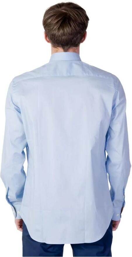 Alviero Martini 1a Classe Casual Overhemd Lange Mouwen Lente Zomer Collectie Blue Heren - Foto 3