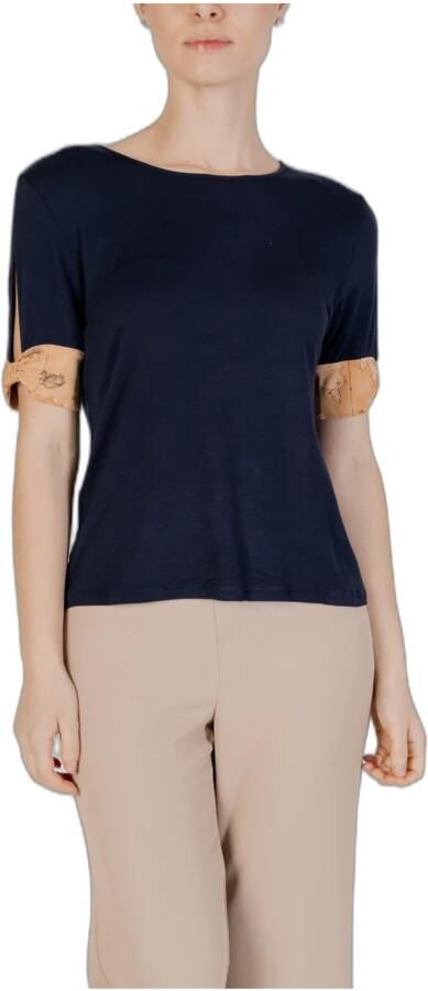 Alviero Martini 1a Classe Blauw Korte Mouw T-shirt Vrouwen Lente Zomer Blue Dames - Foto 5