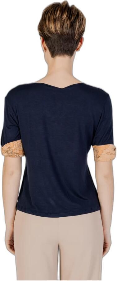 Alviero Martini 1a Classe Blauw Korte Mouw T-shirt Vrouwen Lente Zomer Blue Dames - Foto 4