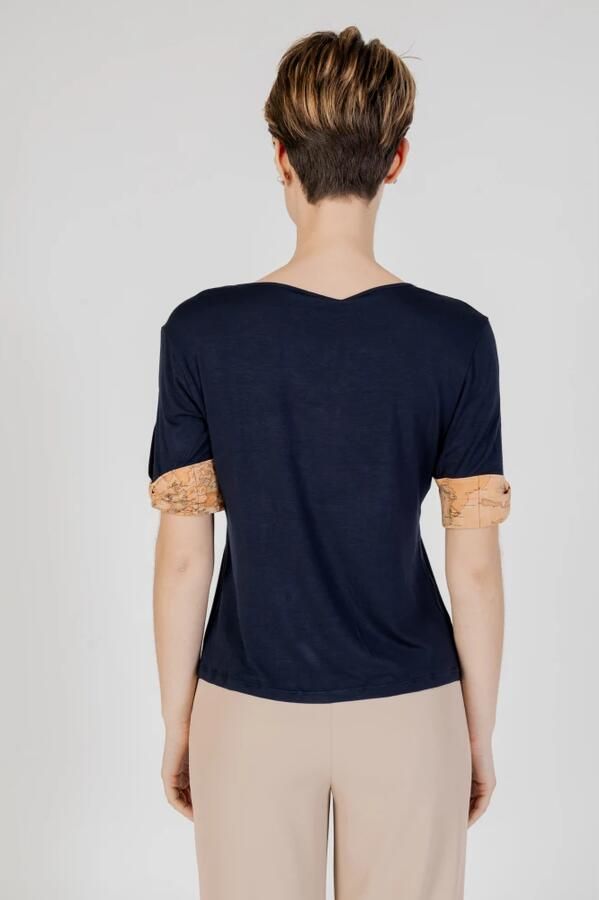 Alviero Martini 1a Classe Blauw Korte Mouw T-shirt Vrouwen Lente Zomer Blue Dames