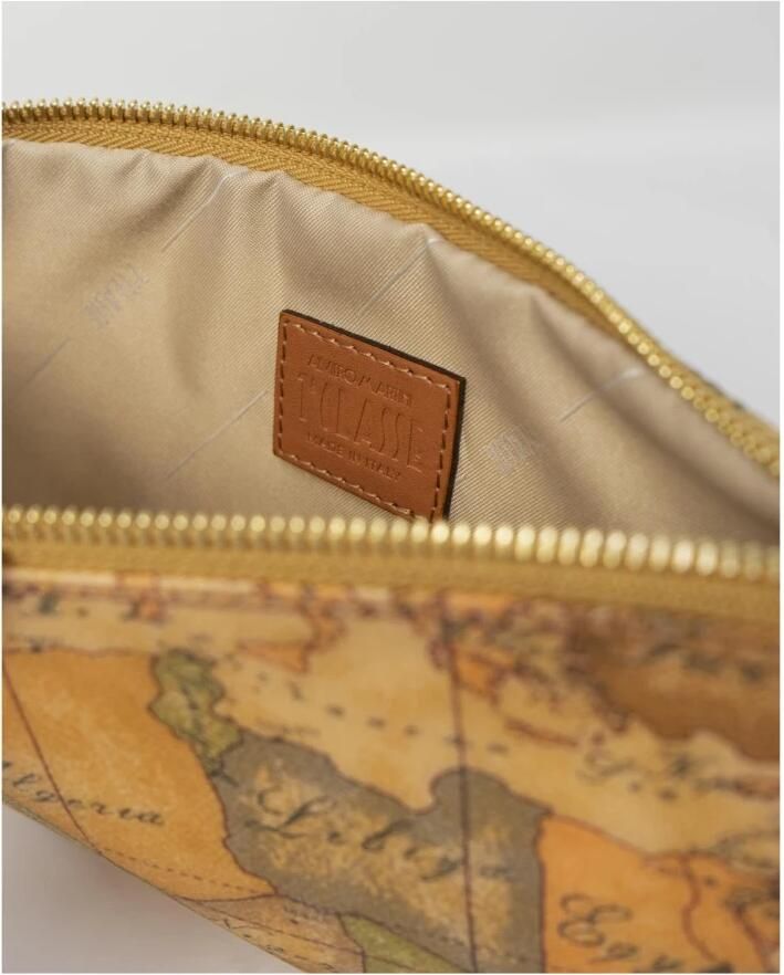 Alviero Martini 1a Classe Bruine Rits Tas Vierkant Materiaal Brown Dames