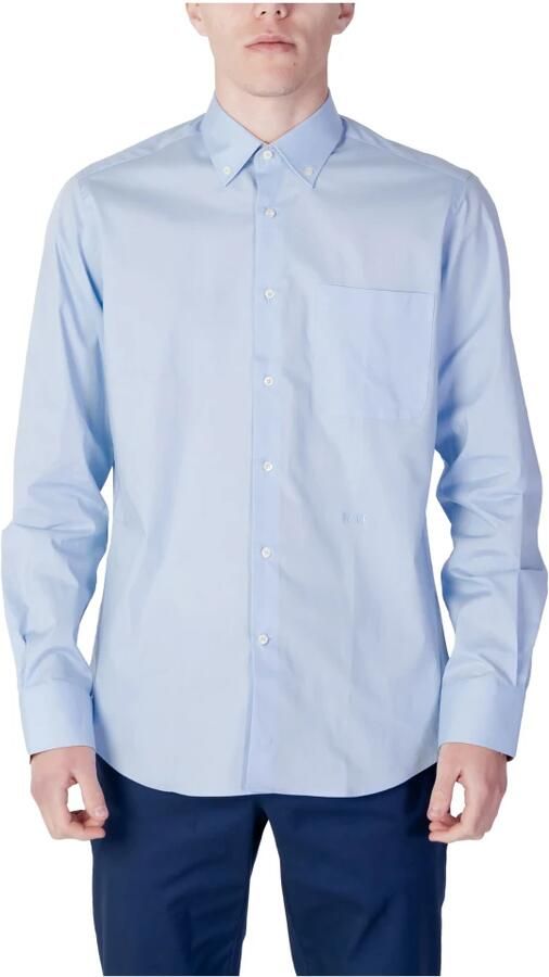 Alviero Martini 1a Classe Casual Overhemd Lange Mouwen Lente Zomer Collectie Blue Heren - Foto 4
