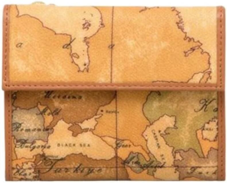 Alviero Martini 1a Classe Portemonnee met Clipknop en Meerdere Compartimenten Brown Dames - Foto 2