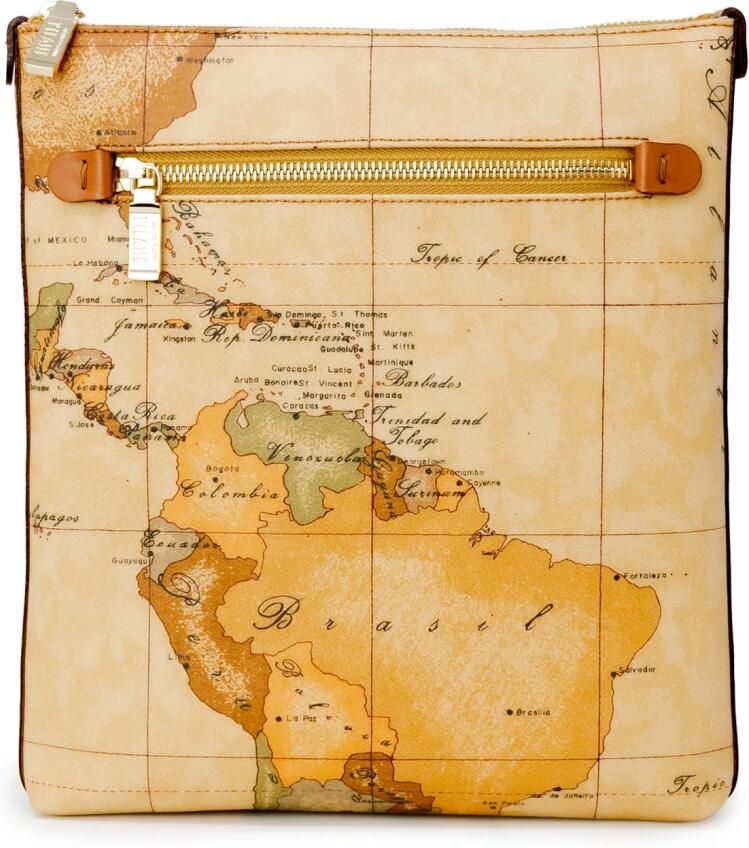 Alviero Martini 1a Classe Cross Body Tas Herfst Winter Collectie Beige - Foto 6