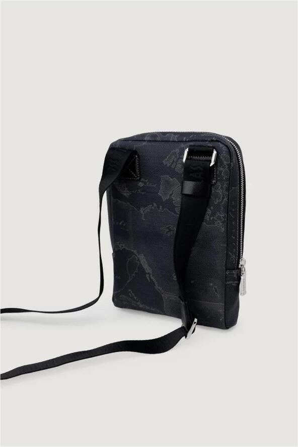 Alviero Martini 1a Classe Elegante leren en PVC schoudertas Black Heren - Foto 3