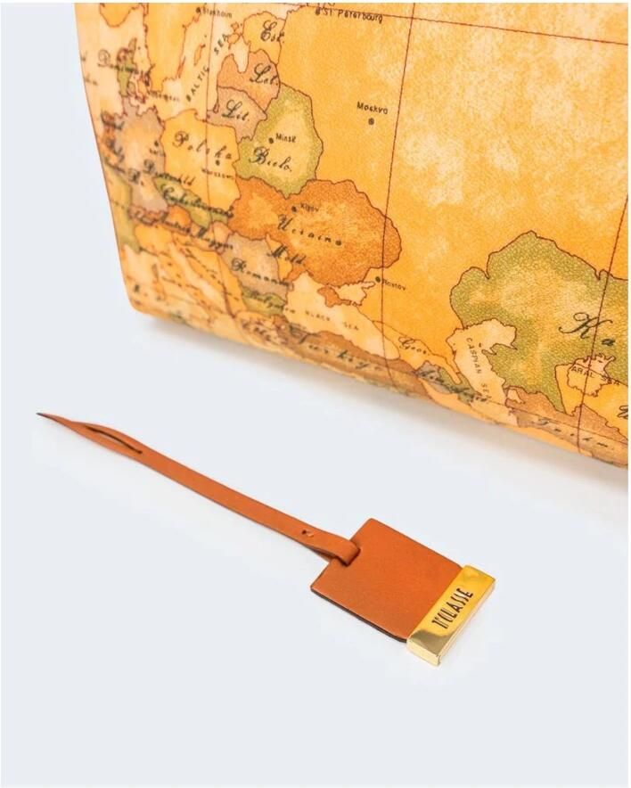 Alviero Martini 1a Classe Elegante Leren Handtas Herfst Winter Collectie Beige Dames - Foto 4