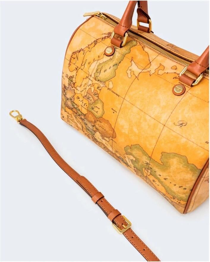 Alviero Martini 1a Classe Elegante Leren Handtas Herfst Winter Collectie Beige Dames - Foto 5