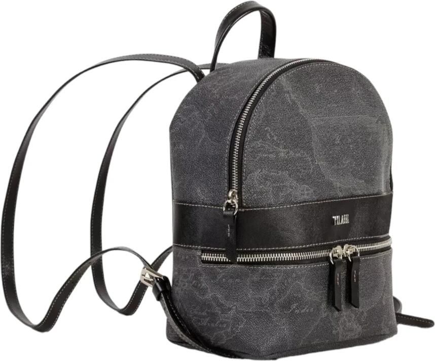 Alviero Martini 1a Classe Zwarte leren rugzak voor dames Herfst Winter Black Dames