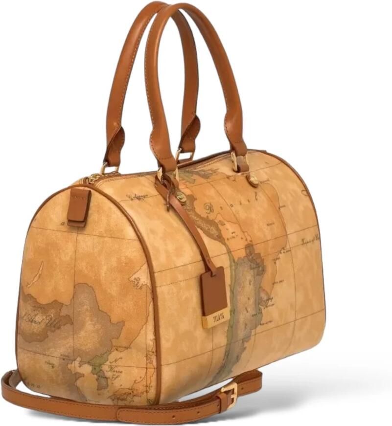 Alviero Martini 1a Classe Elegante Leren Handtas Herfst Winter Collectie Beige Dames - Foto 2