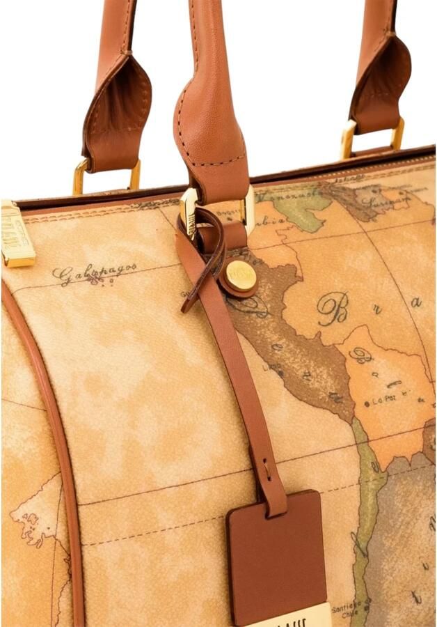 Alviero Martini 1a Classe Elegante Leren Handtas Herfst Winter Collectie Beige Dames - Foto 7