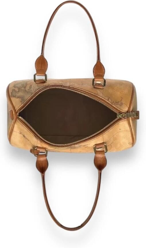 Alviero Martini 1a Classe Elegante Leren Handtas Herfst Winter Collectie Beige Dames - Foto 10