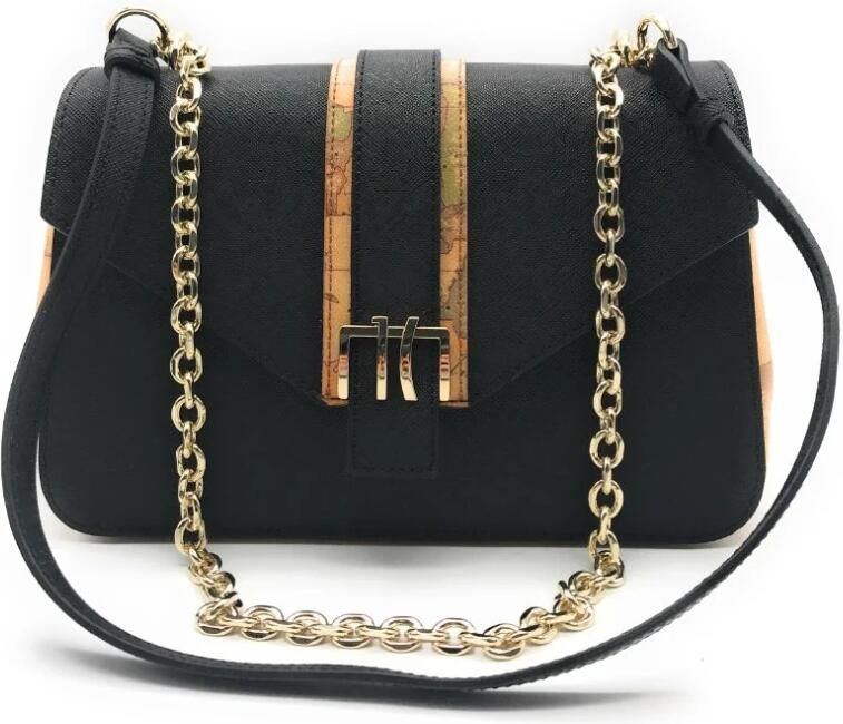 Alviero Martini 1a Classe Stijlvolle Middelgrote Tassen Collectie in PVC Black Dames - Foto 7