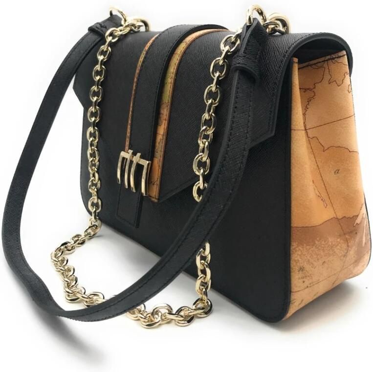 Alviero Martini 1a Classe Stijlvolle Middelgrote Tassen Collectie in PVC Black Dames - Foto 3