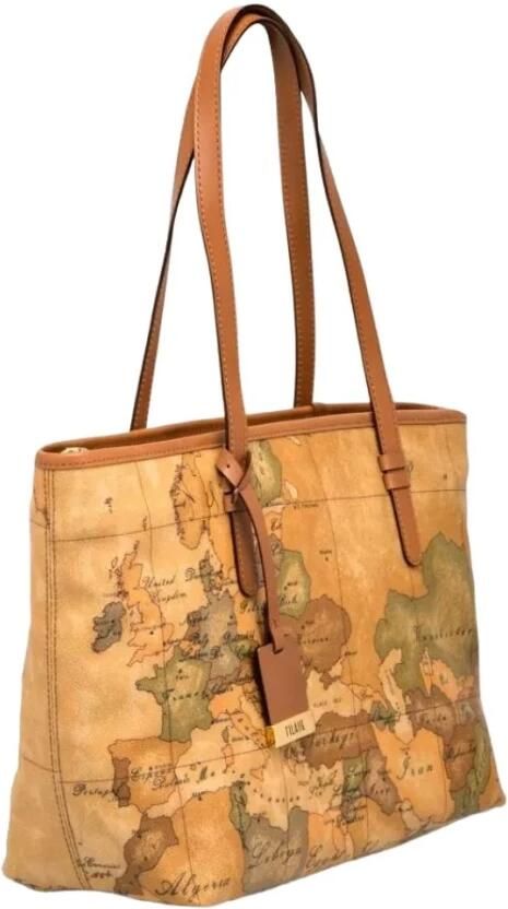Alviero Martini 1a Classe Elegante Leren Handtas Dames Collectie Beige Dames - Foto 5