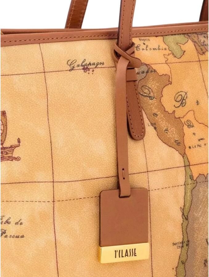 Alviero Martini 1a Classe Elegante Leren Handtas Dames Collectie Beige Dames - Foto 2