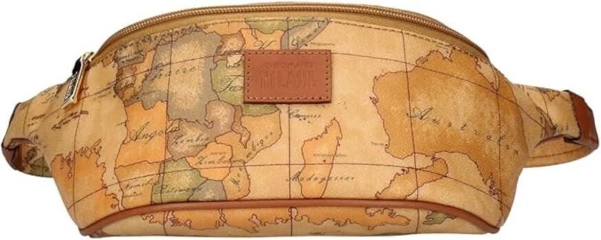 Alviero Martini 1a Classe Geo Classic Unisex Marsupio met ritssluiting Beige Heren - Foto 3