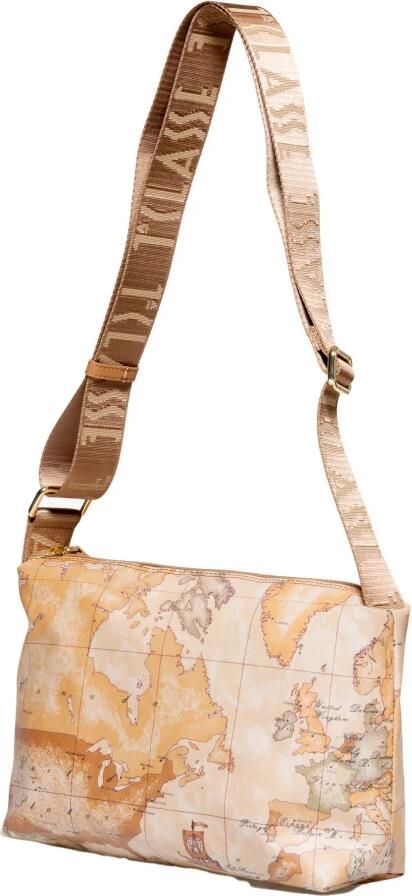 Alviero Martini 1a Classe Katoenmix Handtas Lente Collectie Beige Dames - Foto 3