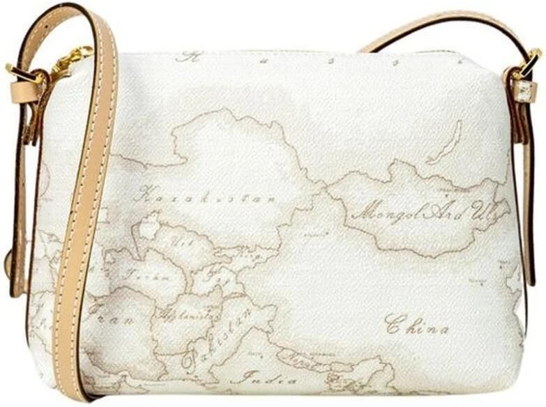 Alviero Martini 1a Classe Gestructureerde leren handtas voor vrouwen White Dames - Foto 5