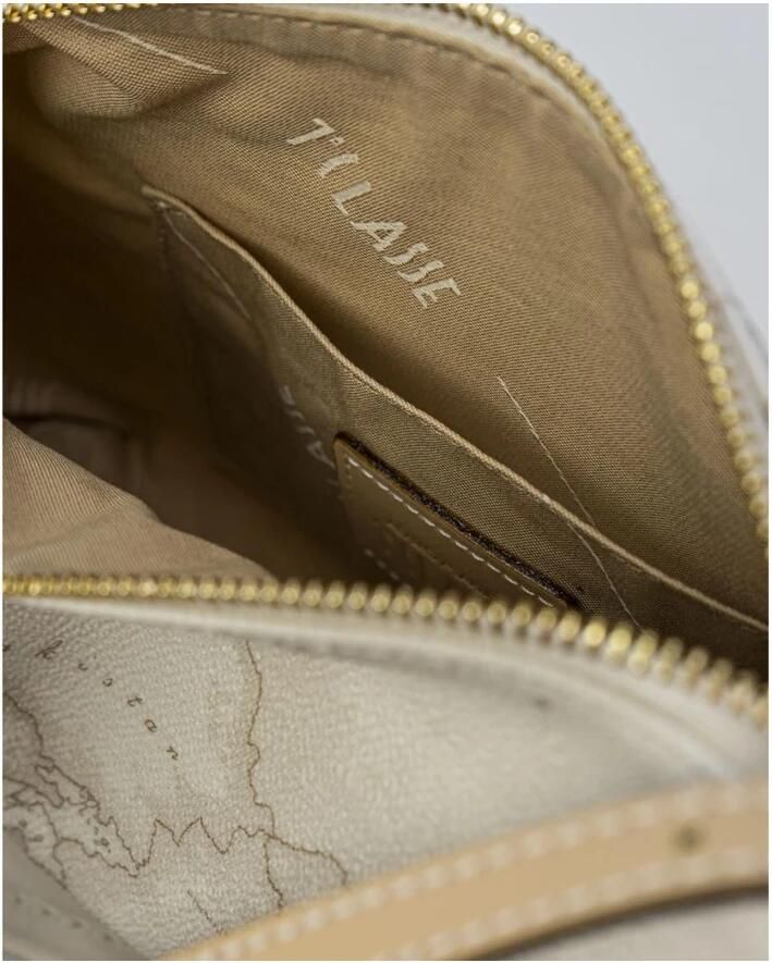 Alviero Martini 1a Classe Gestructureerde leren handtas voor vrouwen White Dames - Foto 3