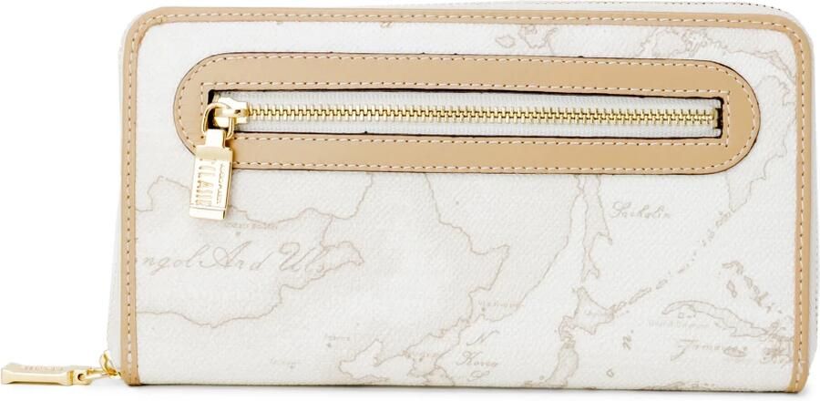 Alviero Martini 1a Classe Grote Damesportemonnee Lente Zomer Collectie White Dames