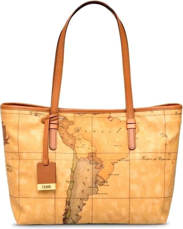 Alviero Martini 1a Classe Klassieke Geo Shopper Tas Brown Dames - Foto 2