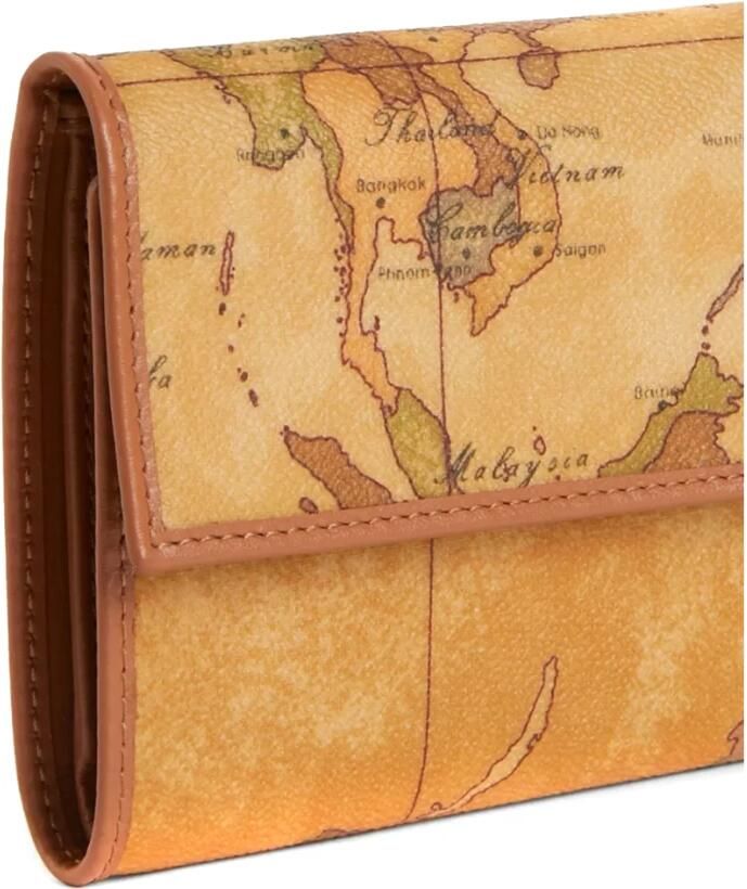 Alviero Martini 1a Classe Beige Polyethyleen Portemonnee Herfst Winter Collectie Beige Dames