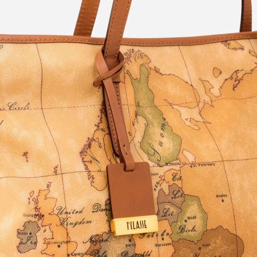 Alviero Martini 1a Classe Klassieke Winkel Tas Beige Dames