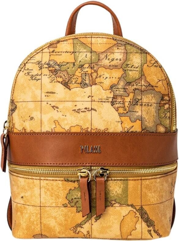 Alviero Martini 1a Classe Geo Classic Voorvak Rugzak Brown Dames - Foto 6