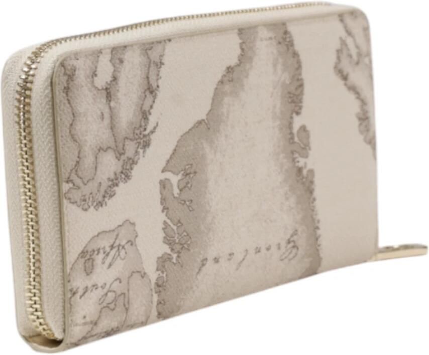 Alviero Martini 1a Classe Stijlvolle Zip-Around Leren Portemonnee Beige Dames - Foto 2