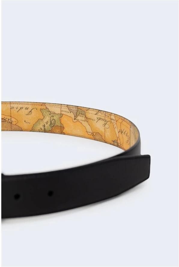 Alviero Martini 1a Classe Leren riem met polyurethaandetails Black Heren - Foto 2