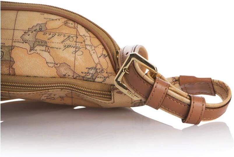 Alviero Martini 1a Classe Geo Classic Unisex Marsupio met ritssluiting Beige Heren - Foto 2