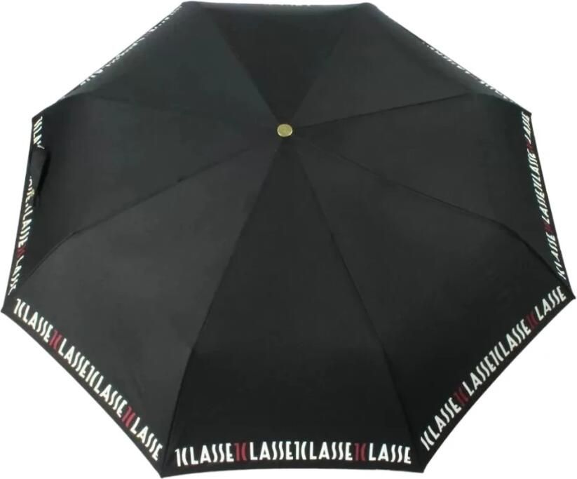Alviero Martini 1a Classe Mini Paraplu Herfst Winter Collectie Black Dames