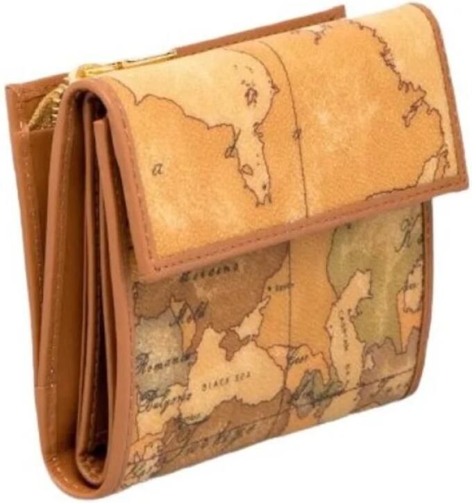 Alviero Martini 1a Classe Portemonnee met Clipknop en Meerdere Compartimenten Brown Dames - Foto 2