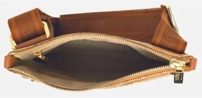 Alviero Martini 1a Classe Beige Leren Herentas Herfst Winter Collectie Beige - Foto 5