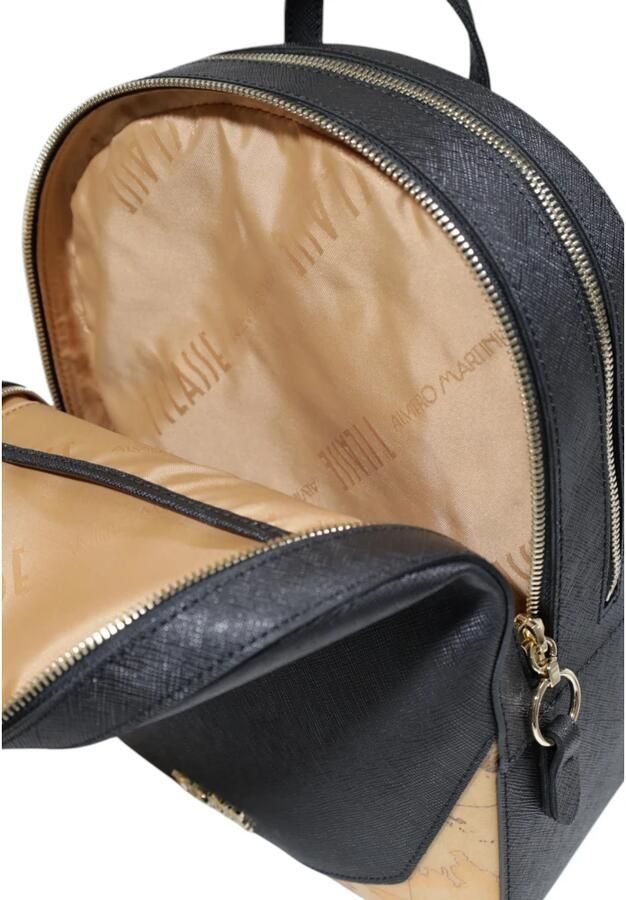 Alviero Martini 1a Classe Stijlvolle Damesrugzak PVC Collectie Black Dames - Foto 5