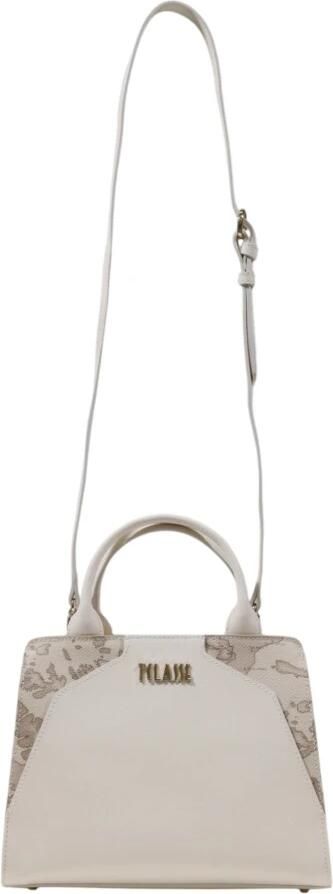 Alviero Martini 1a Classe Beige Print Handtas met Ritssluiting Beige Dames - Foto 7
