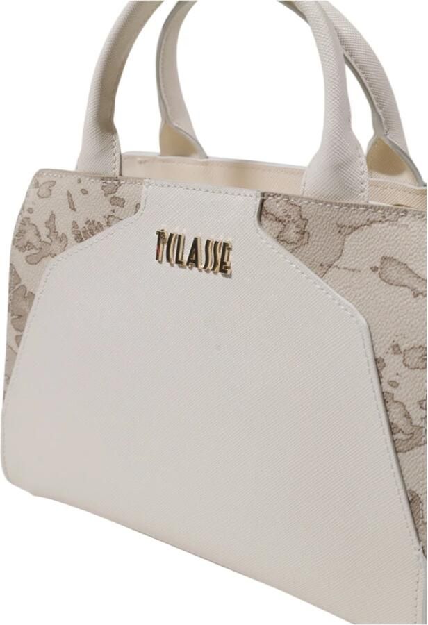 Alviero Martini 1a Classe Beige Print Handtas met Ritssluiting Beige Dames - Foto 6